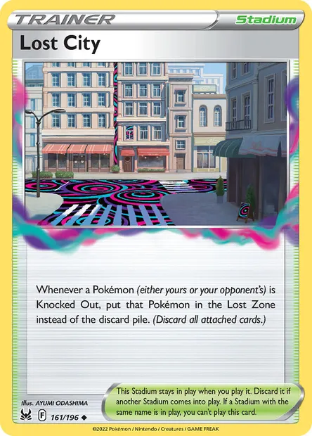 Lost City, Pokémon card LOR 161 — Lost Origin set