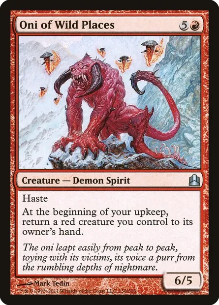 Oni of Wild Places, Magic card CMD 130 — Commander 2011 set