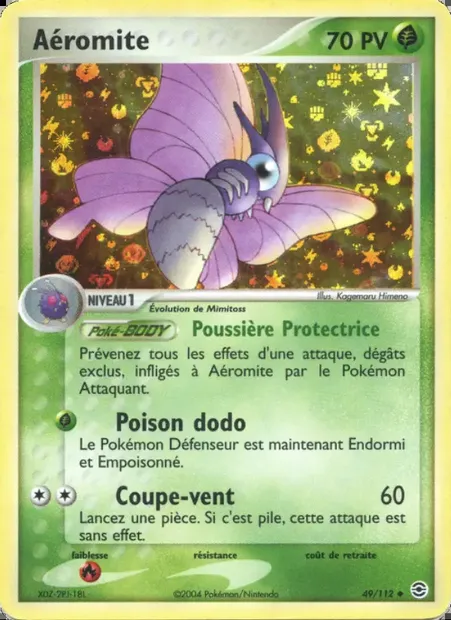 Aéromite, carte Pokémon RG 49 — extension EX Rouge Feu & Vert Feuille