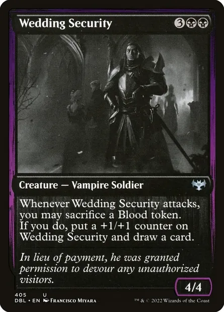 Wedding Security, Magic card DBL 405 — Innistrad: Double Feature set