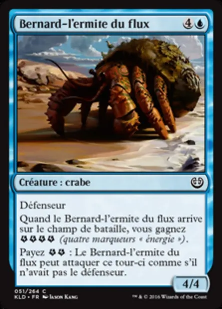 Bernard-l'ermite du flux, carte Magic KLD 51 — extension Kaladesh