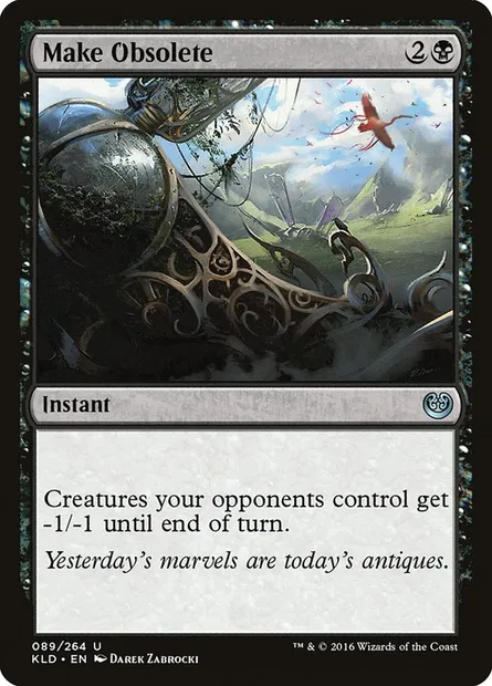 Make Obsolete, Magic card KLD 89 — Kaladesh set