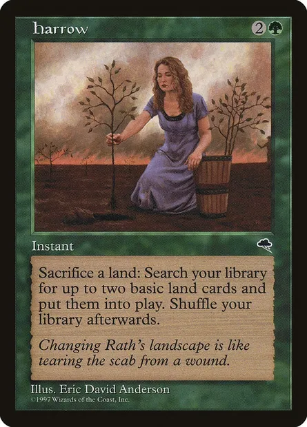 Harrow, Magic card TMP 230 — Tempest set