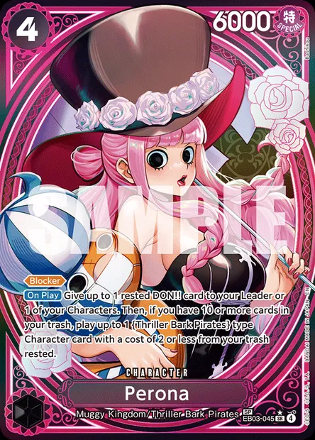 Perona, One Piece card EB03-045 — ONE PIECE HEROINES EDITION set