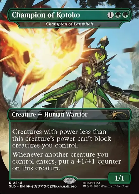 Championne de Lambholt, carte Magic SLD 2245 — extension Secret Lair Drop