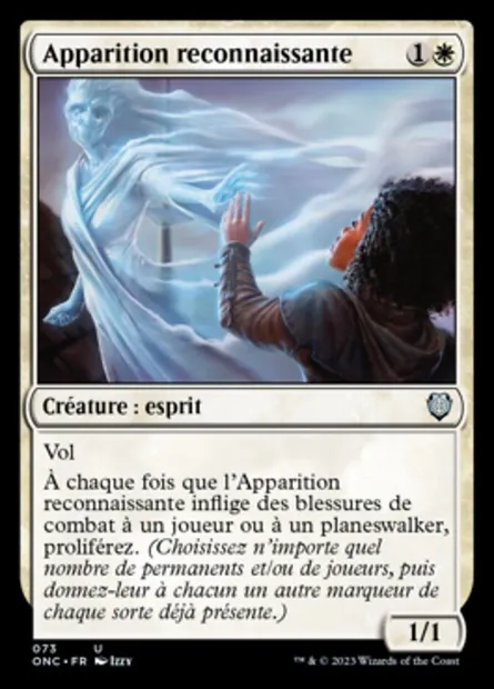 Apparition reconnaissante, carte Magic ONC 73 — extension Phyrexia: All Will Be One Commander