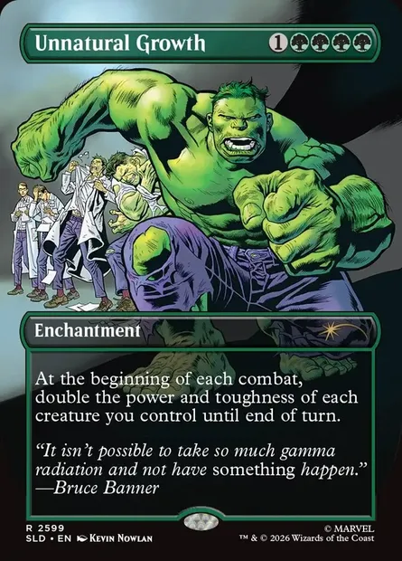 Croissance surnaturelle, carte Magic SLD 2599 — extension Secret Lair Drop