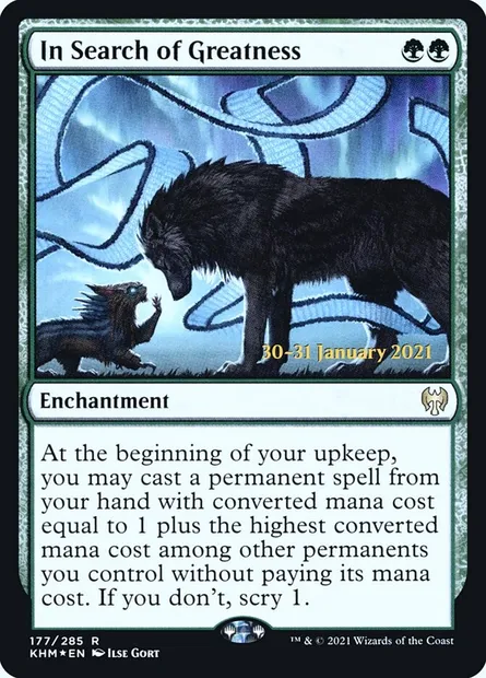 À la recherche de la noblesse, carte Magic PKHM 177s — extension Kaldheim Promos