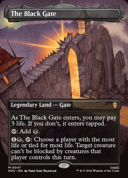 The Black Gate, Magic card HOC 47 — The Hobbit Eternal set