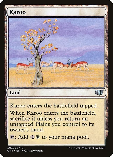 Karoo, Magic card C14 303 — Commander 2014 set