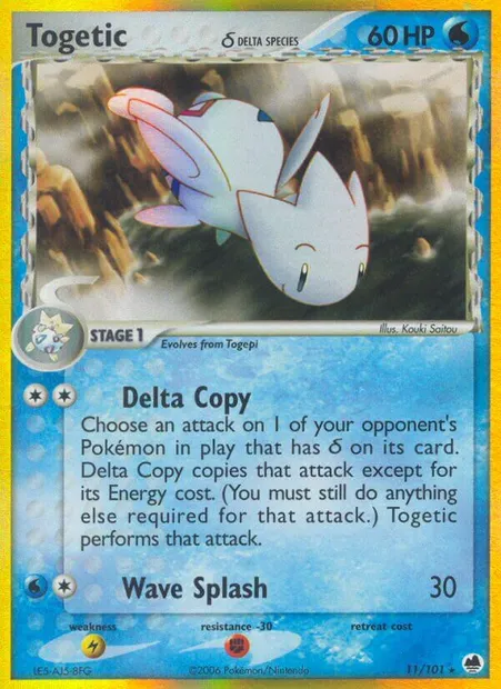 Togetic δ, Pokémon card DF 11 — Dragon Frontiers set