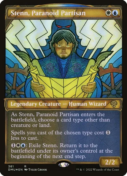 Stenn, Paranoid Partisan, Magic card DMU 361 — Dominaria United set