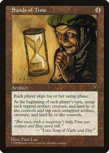 Sands of Time, Magic card VIS 153 — Visions set