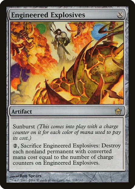 Engineered Explosives, Magic card 5DN 118 — Fifth Dawn set