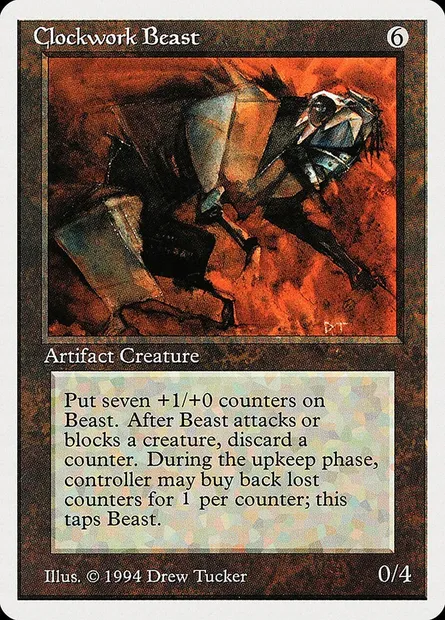 Clockwork Beast, Magic card SUM 240 — Summer Magic / Edgar set