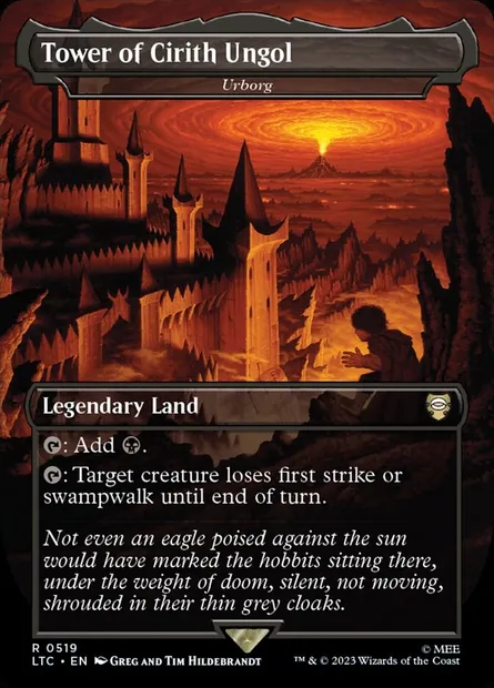 Urborg, Magic card LTC 519 — Tales of Middle-earth Commander set