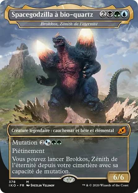Brokkos, Zénith de l'éternité, carte Magic IKO 378 — extension Ikoria: Lair of Behemoths