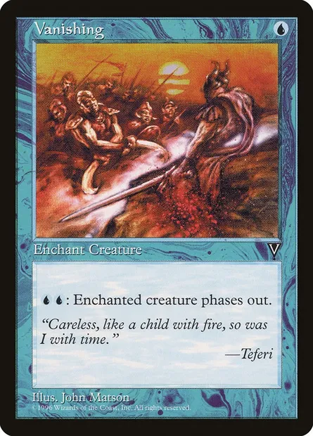 Vanishing, Magic card VIS 48 — Visions set
