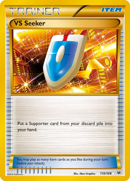 VS Seeker, Pokémon card ROS 110 — Roaring Skies set