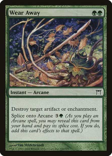 Dégradation, carte Magic CHK 250 — extension Guerriers de Kamigawa