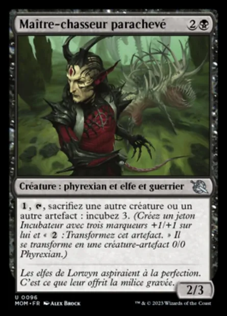 Maître-chasseur parachevé, carte Magic MOM 96 — extension L'invasion des machines
