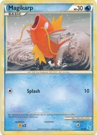 Magicarpe, carte Pokémon TK4G 019 — extension HS Trainer Kit (Gyarados)