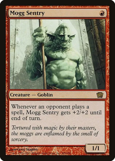 Mogg Sentry, Magic card 8ED 203★ — Eighth Edition set