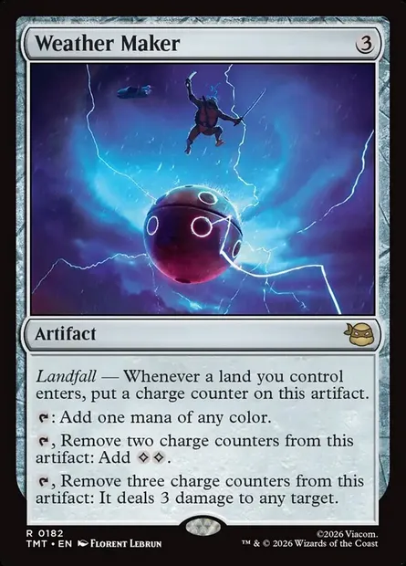 Weather Maker, Magic card TMT 182 — Teenage Mutant Ninja Turtles set