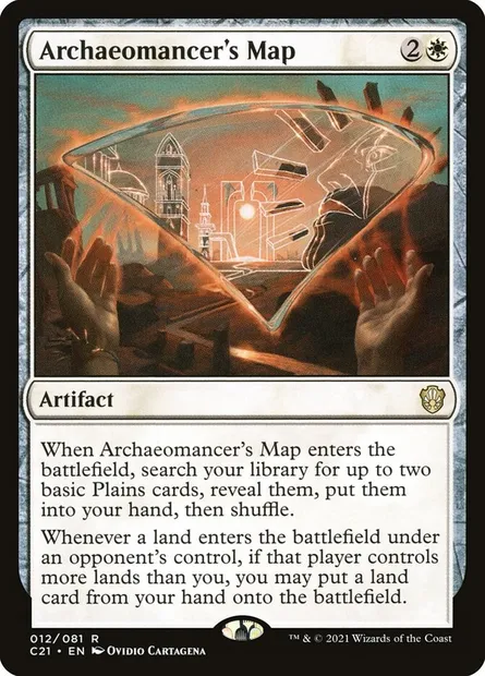Archaeomancer's Map, Magic card C21 12 — Commander 2021 set