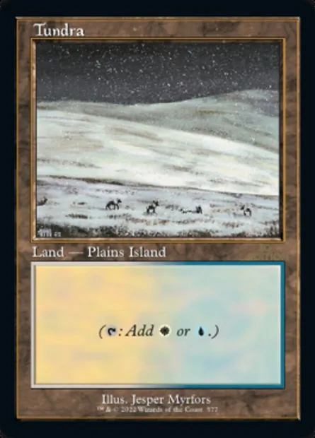 Tundra, Magic card 30A 577 — 30th Anniversary Edition set