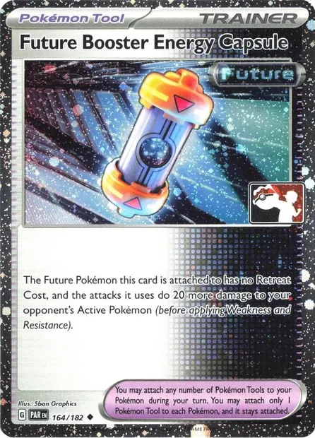Capsule Énergie Booster Temps Futur, carte Pokémon PPS 164-6 — extension Play! Pokémon Prize Pack Series