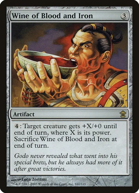Wine of Blood and Iron, Magic card SOK 161 — Saviors of Kamigawa set
