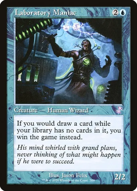 Laboratory Maniac, Magic card TSR 309 — Time Spiral Remastered set
