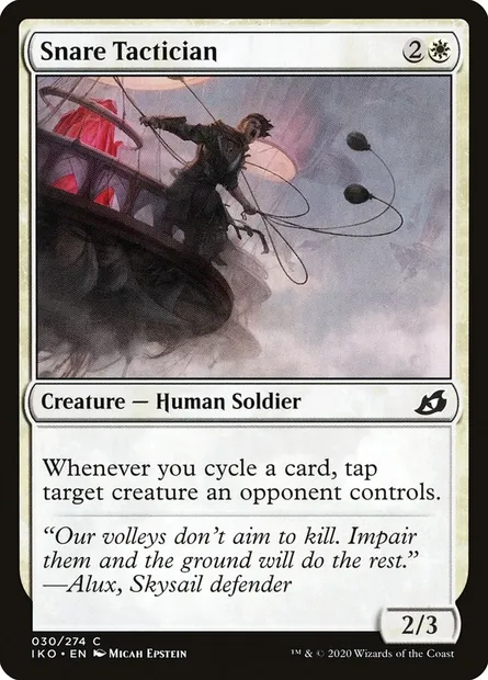 Snare Tactician, Magic card IKO 30 — Ikoria: Lair of Behemoths set