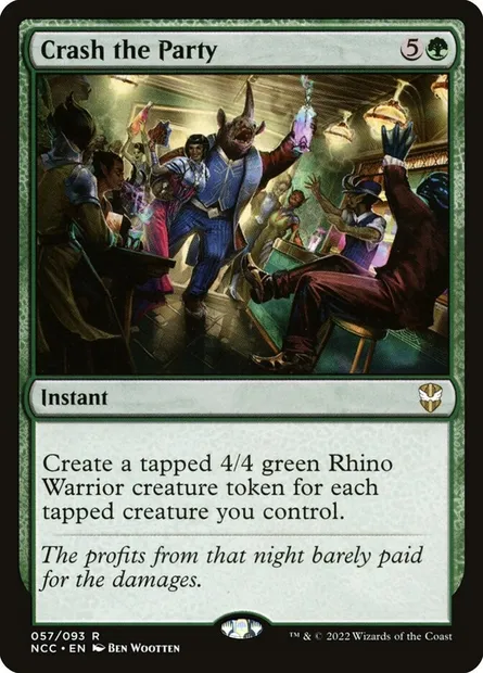 Crash the Party, Magic card NCC 57 — New Capenna Commander set