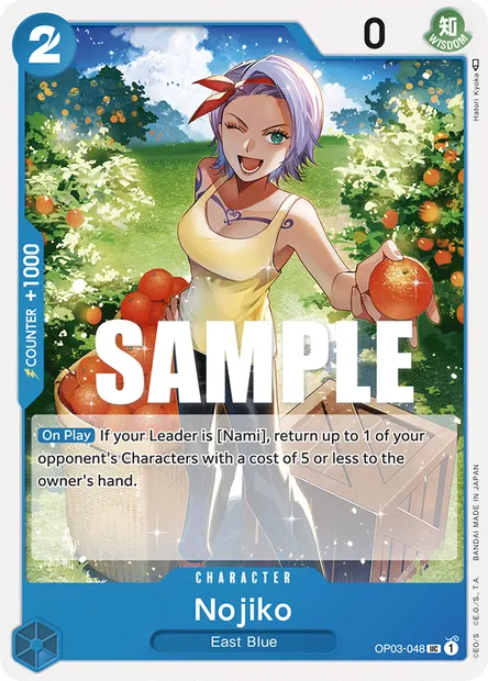 Nojiko, carte One Piece OP03-048 — extension PILLARS OF STRENGTH