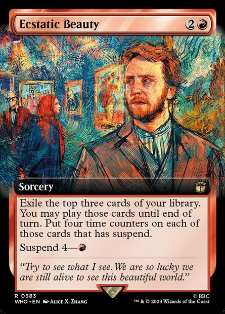 Ecstatic Beauty, Magic card WHO 383 — Doctor Who set
