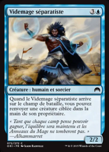 Videmage séparatiste, carte Magic ORI 72 — extension Magic Origines