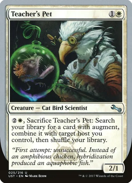 Teacher's Pet, carte Magic UST 25 — extension Unstable