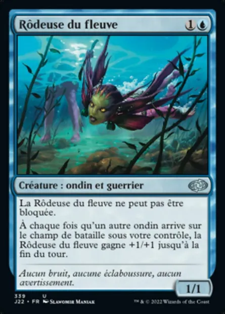 Rôdeuse du fleuve, carte Magic J22 339 — extension Jumpstart 2022