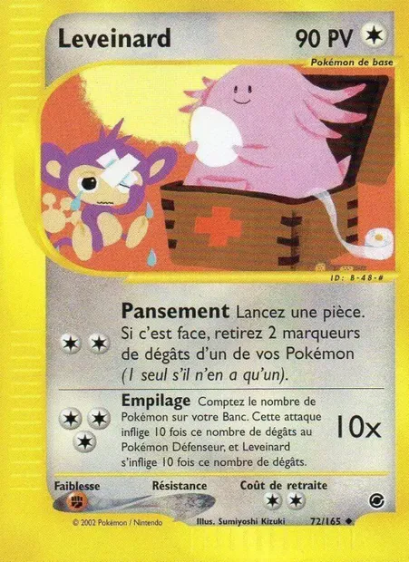 Leveinard, carte Pokémon EX 72 — extension Expedition