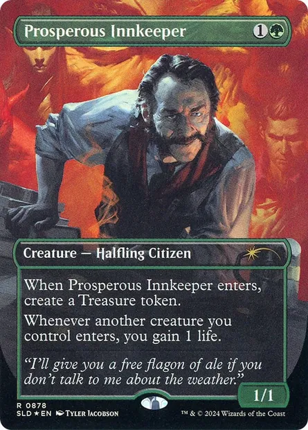 Prosperous Innkeeper, Magic card SLD 878 — Secret Lair Drop set