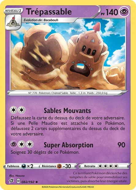 Trépassable, carte Pokémon RCL 82 — extension Clash des Rebelles