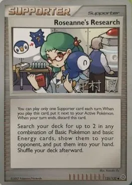 La recherche de Rose, carte Pokémon WCD09 125-2 — extension World Championship Decks 2009