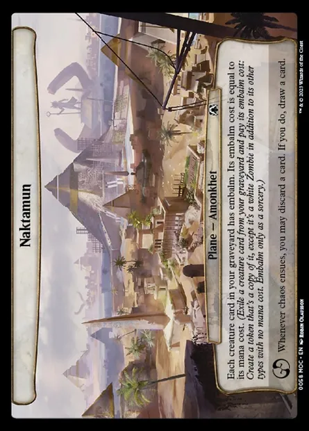 Naktamun, Magic card MOC 58 — March of the Machine Commander set