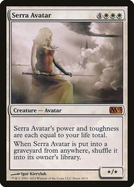 Serra Avatar, Magic card PDP13 2 — Duels of the Planeswalkers 2013 Promos set