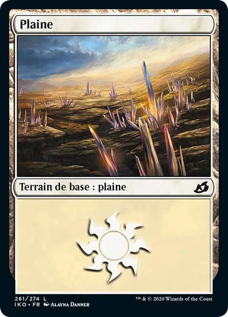 Plaine, carte Magic IKO 261 — extension Ikoria: Lair of Behemoths
