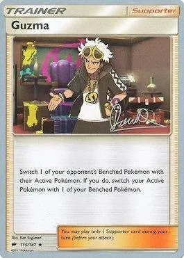 Guzma, Pokémon card WCD17 115-2 — World Championship Decks 2017 set