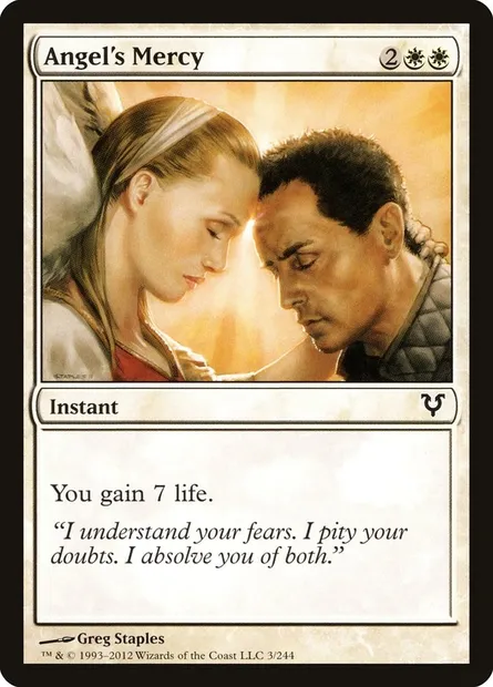 Angel's Mercy, Magic card AVR 3 — Avacyn Restored set