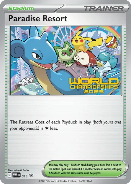 Paradise Resort, Pokémon card PR-SV 045 — SVP Black Star Promos set